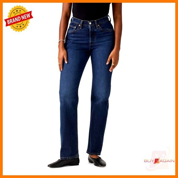 Denim - Curve Fit Straight Leg Jeans, 30" Inseam, Stretch Denim